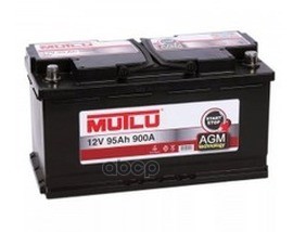 

MUTLU Аккумулятор MUTLU AGM TYPE 12V 95A/h 900A 353x175x190 ОП