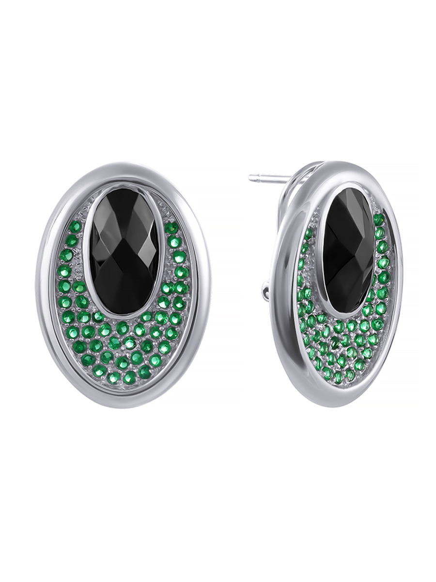 

Серьги из серебра Element47 BES08710_BZI_GZI_001_WG, фианит, BES08710_BZI_GZI_001_WG