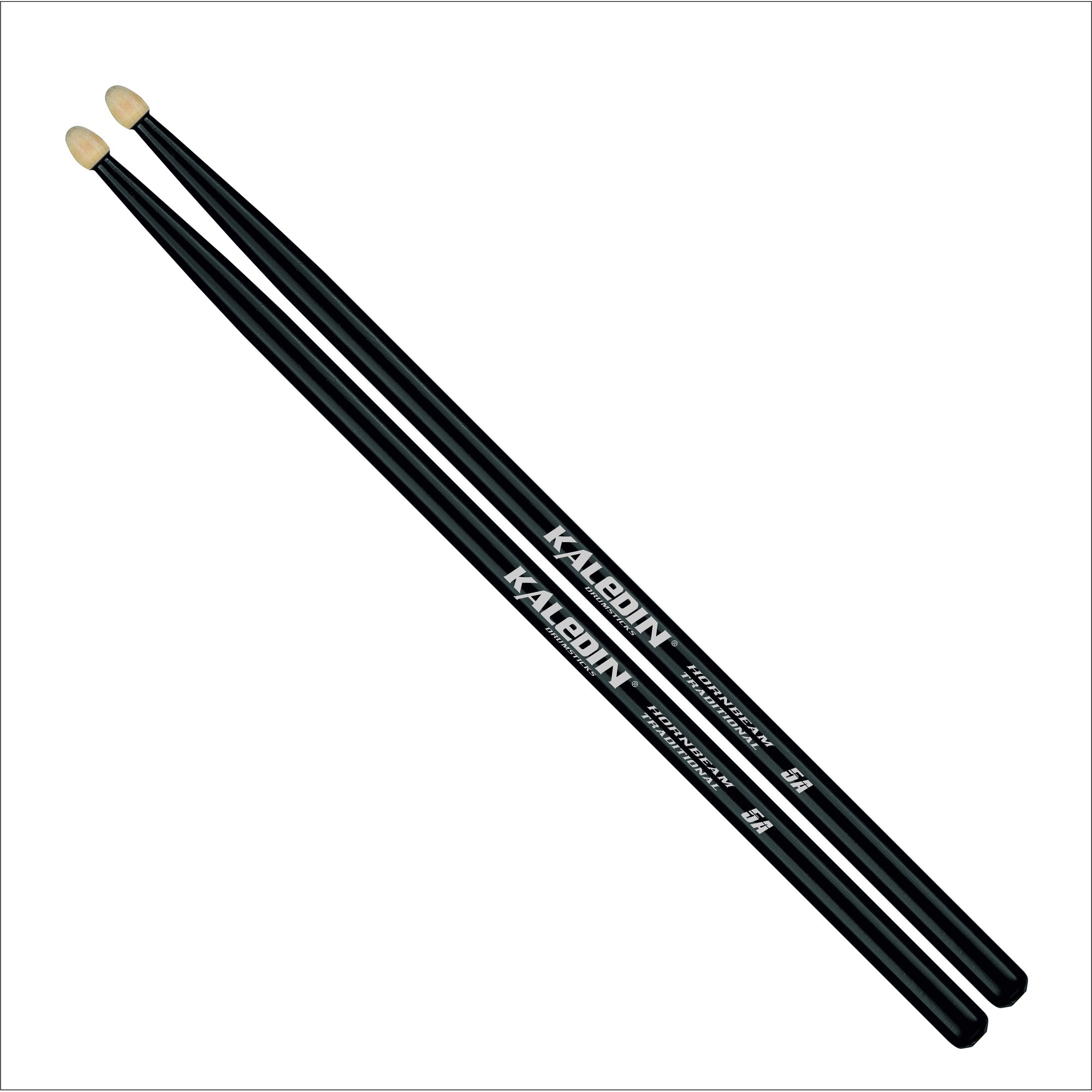 Палочки для барабана Kaledin Drumsticks 7KLHBBK5A Black 5A 1016₽