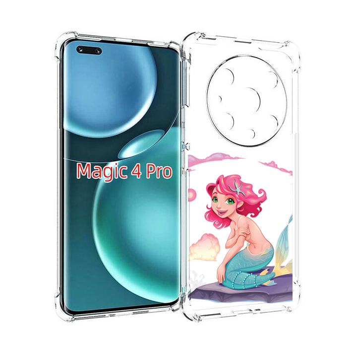 

Чехол MyPads русалочка для Honor Magic4 Pro, Прозрачный, Tocco