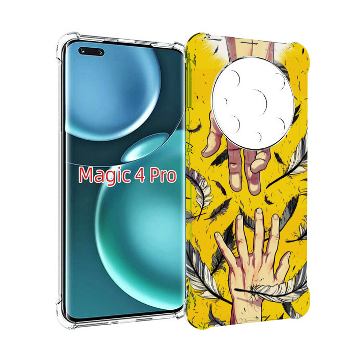 

Чехол MyPads рука-в-руку для Honor Magic4 Pro, Прозрачный, Tocco