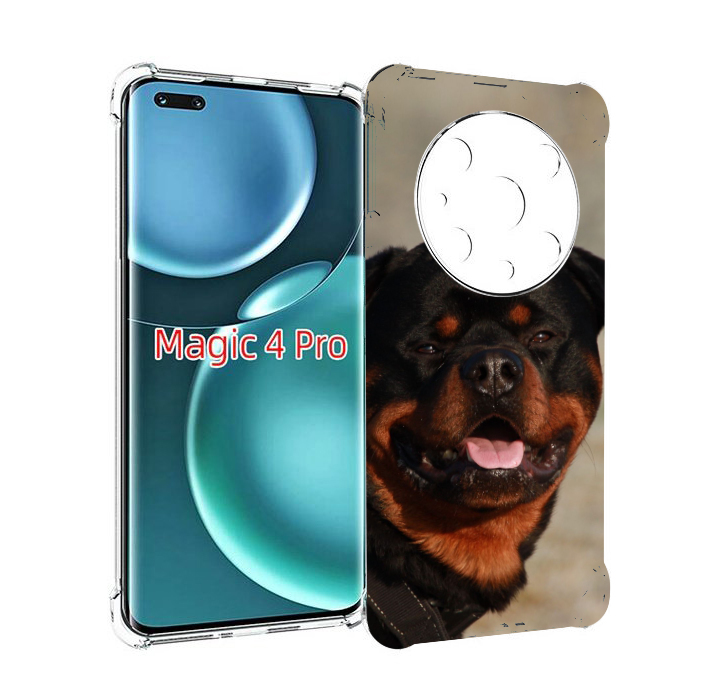 

Чехол MyPads ротвеллер 2 для Honor Magic4 Pro, Прозрачный, Tocco