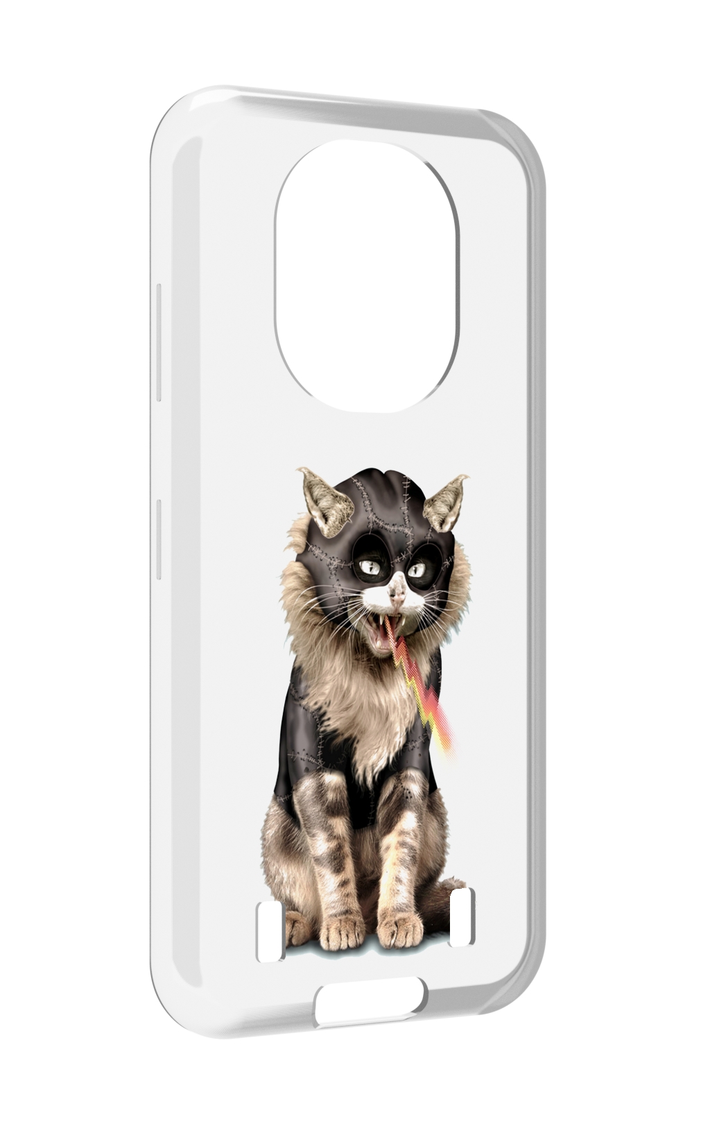 

Чехол MyPads дьяволский кот для Oukitel WP16, Прозрачный, Tocco