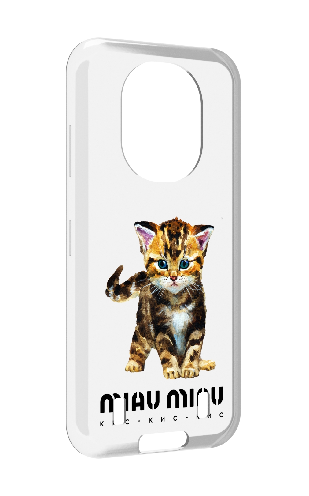 

Чехол MyPads Бренд miau miau для Oukitel WP16, Прозрачный, Tocco