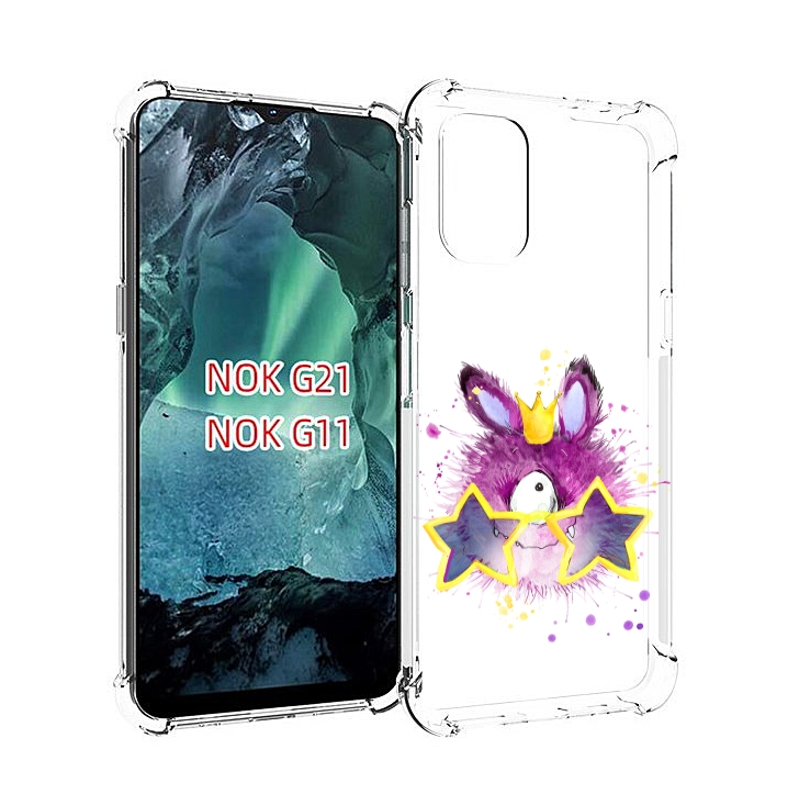 

Чехол Mypads Шуршуля Для Nokia G11/G21, Прозрачный, Tocco