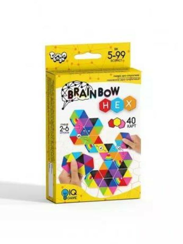 фото Настольная игра danko toys brainbow hex g-brh-01-01