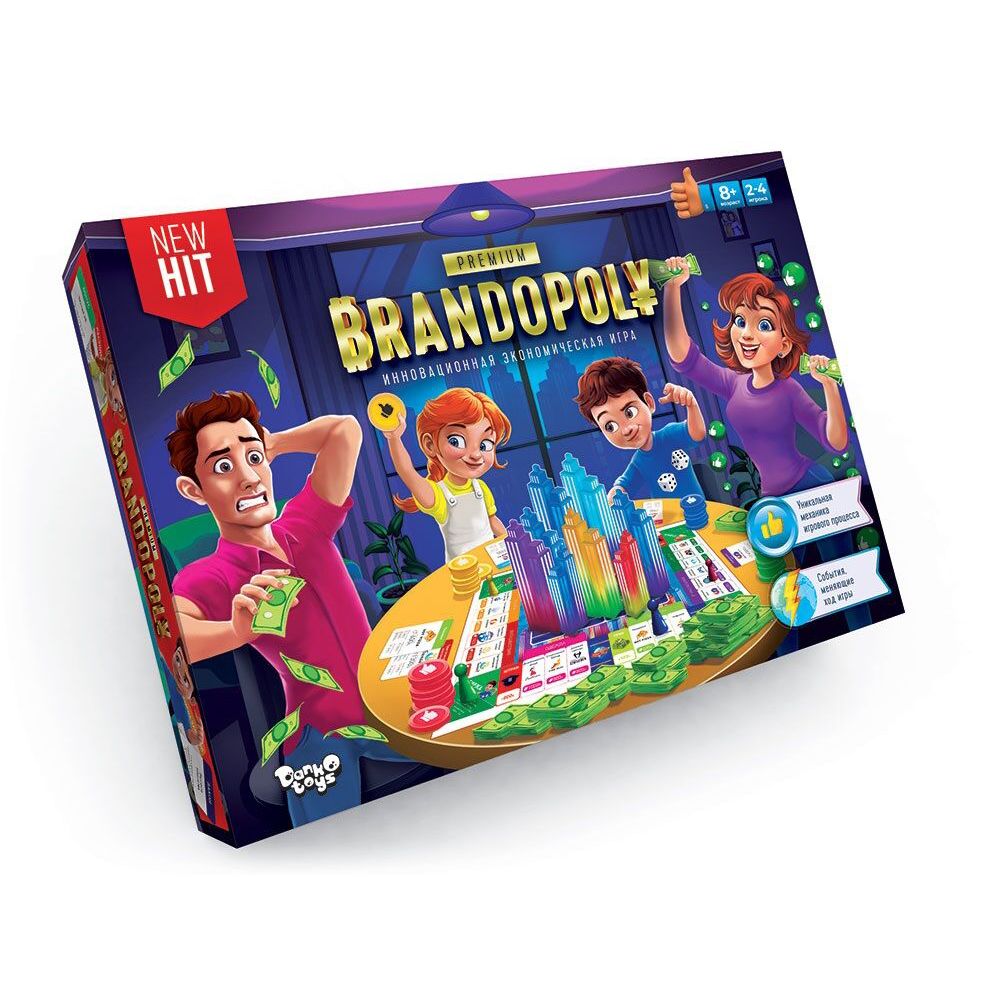 фото Настольная игра danko toys brandopoly g-brp-01-01