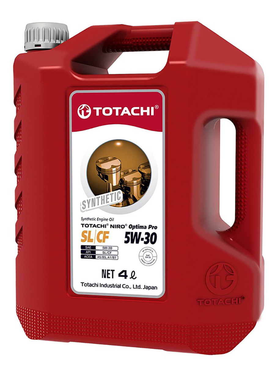 фото Totachi 1c804 моторное масло totachi niro optima pro synthetic 5w-30 sl/cf пласт. 4л