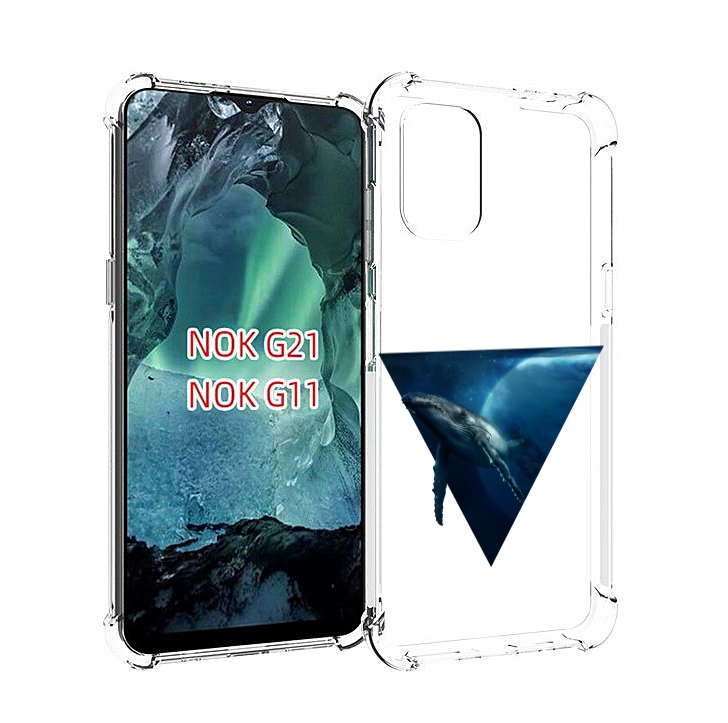 

Чехол Mypads 3D Кит Для Nokia G11/G21, Прозрачный, Tocco