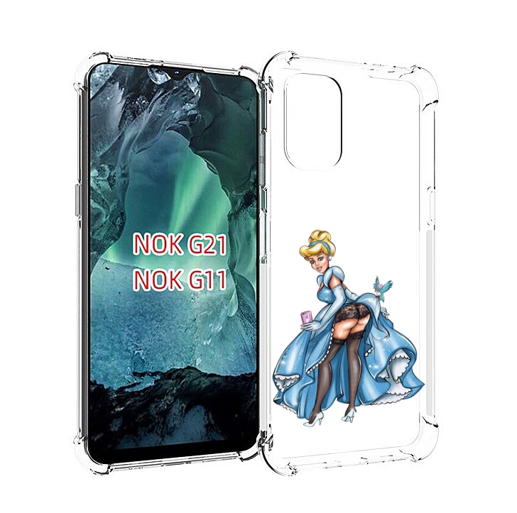 

Чехол Mypads Девушка-В-Платье-Красивая Женский Для Nokia G11/G21, Прозрачный, Tocco