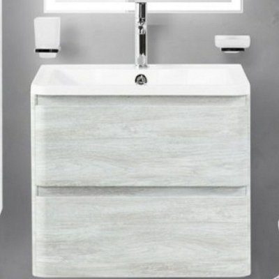 фото Тумба под раковину belbagno albano-600-2c-so-rvb подвесная rovere vintage bianco