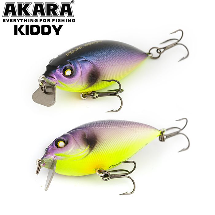 

Воблер Akara Kiddy 55F 9 гр 1/3 oz 2,2 in A79, Разноцветный, Kiddy