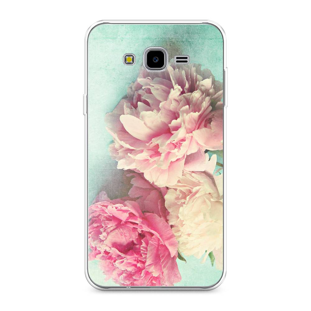 

Чехол Awog "Пионы new" для Samsung Galaxy J7 Neo, Голубой, 25350-8