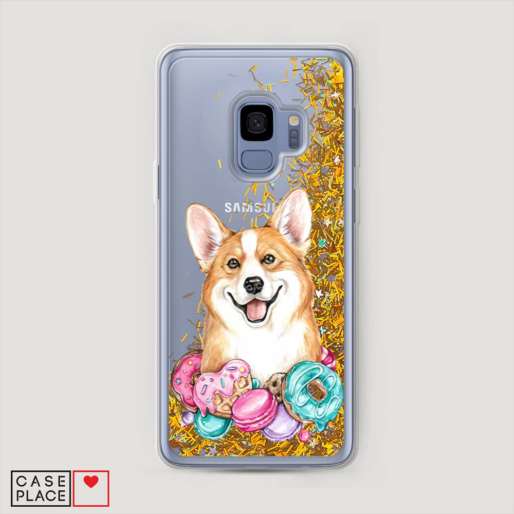 

Чехол Awog на Samsung Galaxy S9 "Корги и сладости", Розовый;белый, 25790-1
