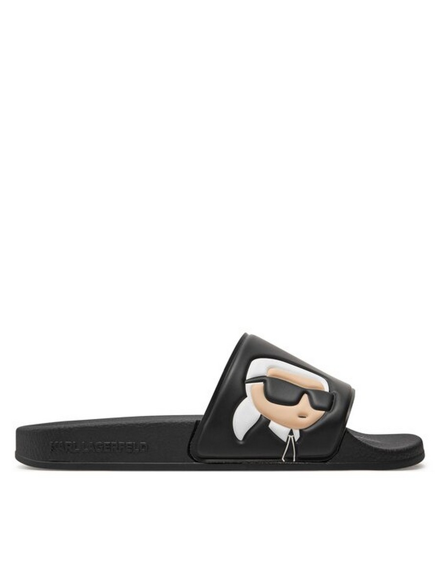 

Сланцы женские Karl Lagerfeld KL80905N черные 39 EU, Черный, KL80905N
