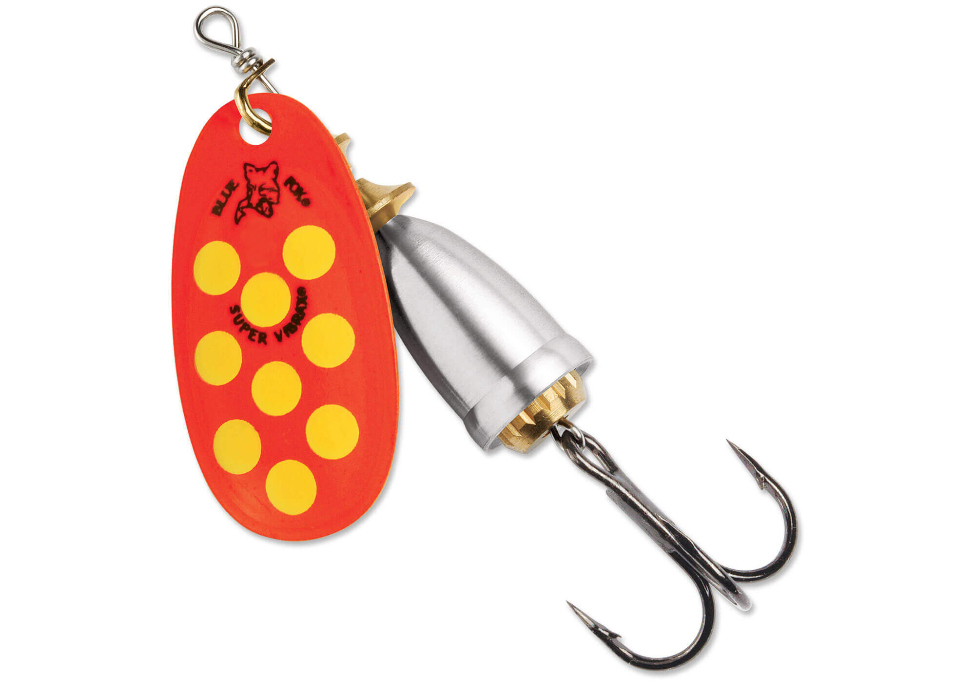 

Блесна Blue Fox Vibrax Hot Pepper BFS5-FRY, Красный;серебристый
