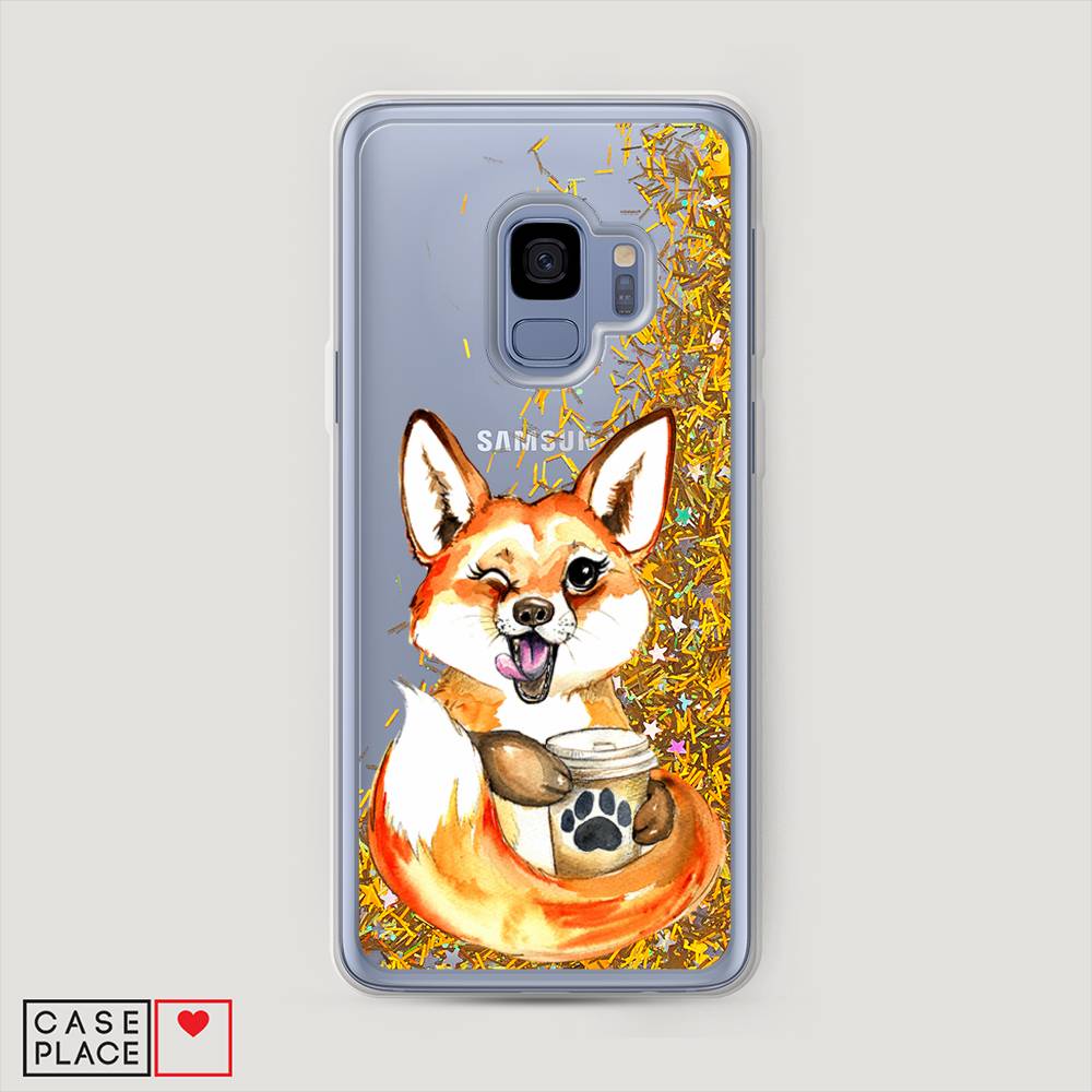 

Чехол Awog на Samsung Galaxy S9 "Подмигивающая лиса с кофе", Оранжевый;белый;коричневый, 25790-1