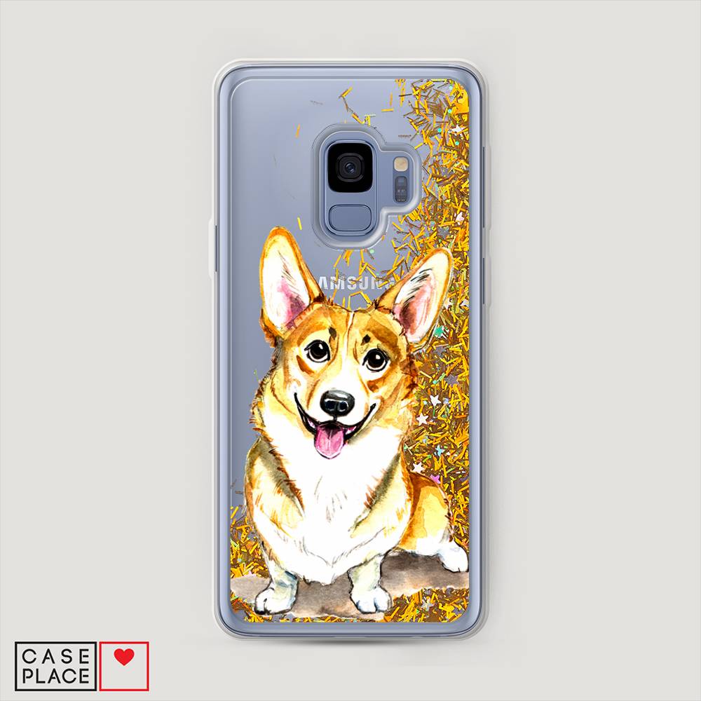 

Чехол Awog на Samsung Galaxy S9 "Малыш корги", Оранжевый;желтый;белый, 25790-1