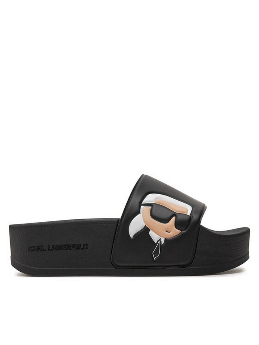 

Сланцы женские Karl Lagerfeld KL80805N черные 35 EU, Черный, KL80805N