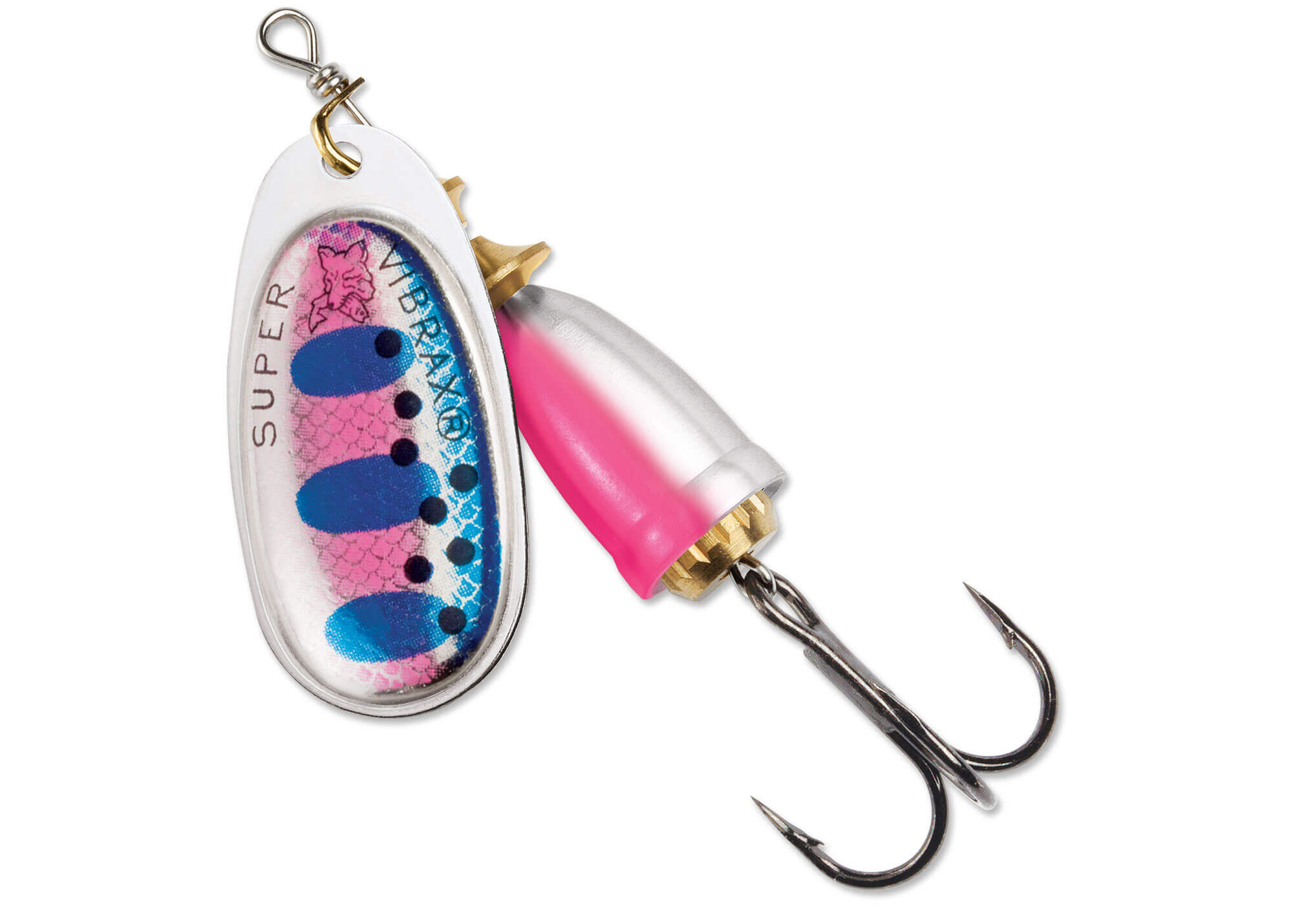 

Блесна Blue Fox Vibrax Fluorescent BFF3-RT, Розовый;синий;серебристый
