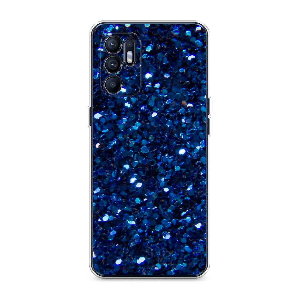 

Чехол Awog "Синие блестки рисунок" для Oppo Reno 6