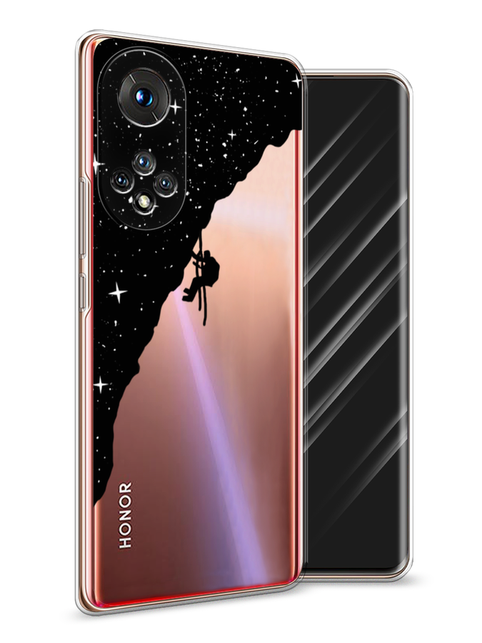

Чехол Awog на Honor 50 "Скалолаз в космосе", Черный;белый;бежевый, 6105450-4