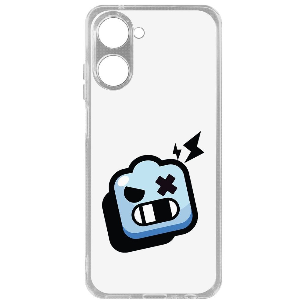 

Чехол Brawl Stars-Роборубка для Realme 10 4G, Прозрачный