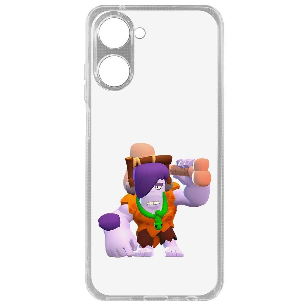 

Чехол Brawl Stars-Пещерный Фрэнк для Realme 10 4G, Прозрачный
