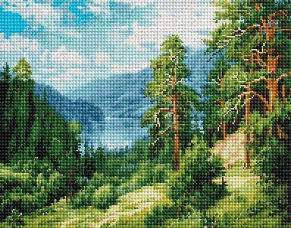 

Алмазная вышивка «Край родной»