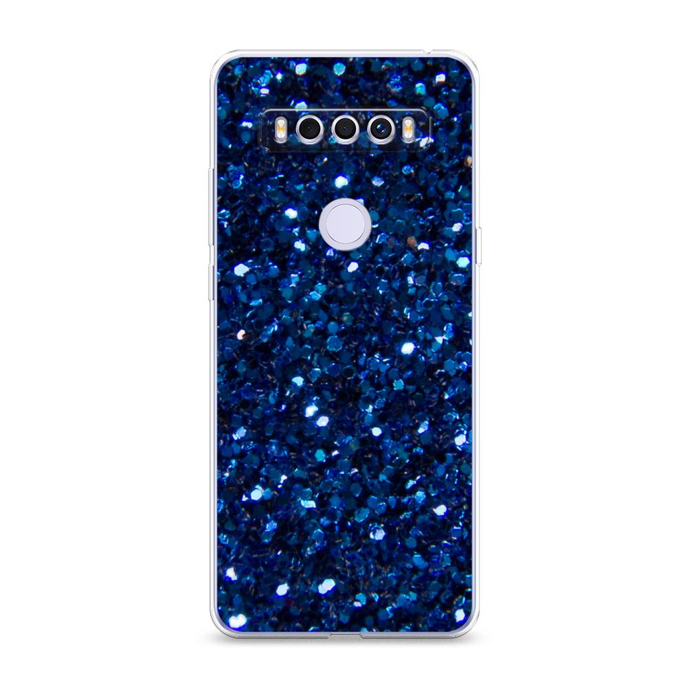 

Чехол Awog "Синие блестки рисунок" для TCL 10 SE