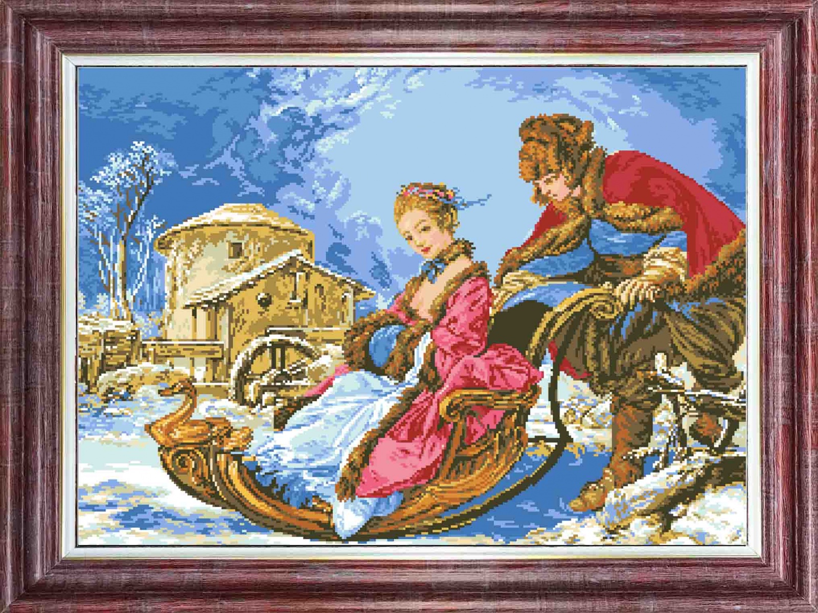 

Каролинка Зимнее катание, 37*70 см