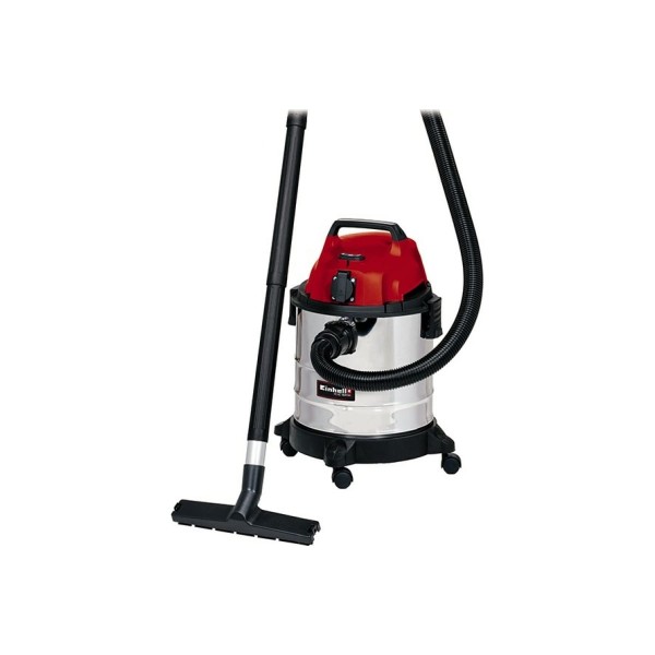 Строительный пылесос EINHELL TC-VC 1820 SA,  серебристый [2342425] аккумуляторный строительный пылесос einhell