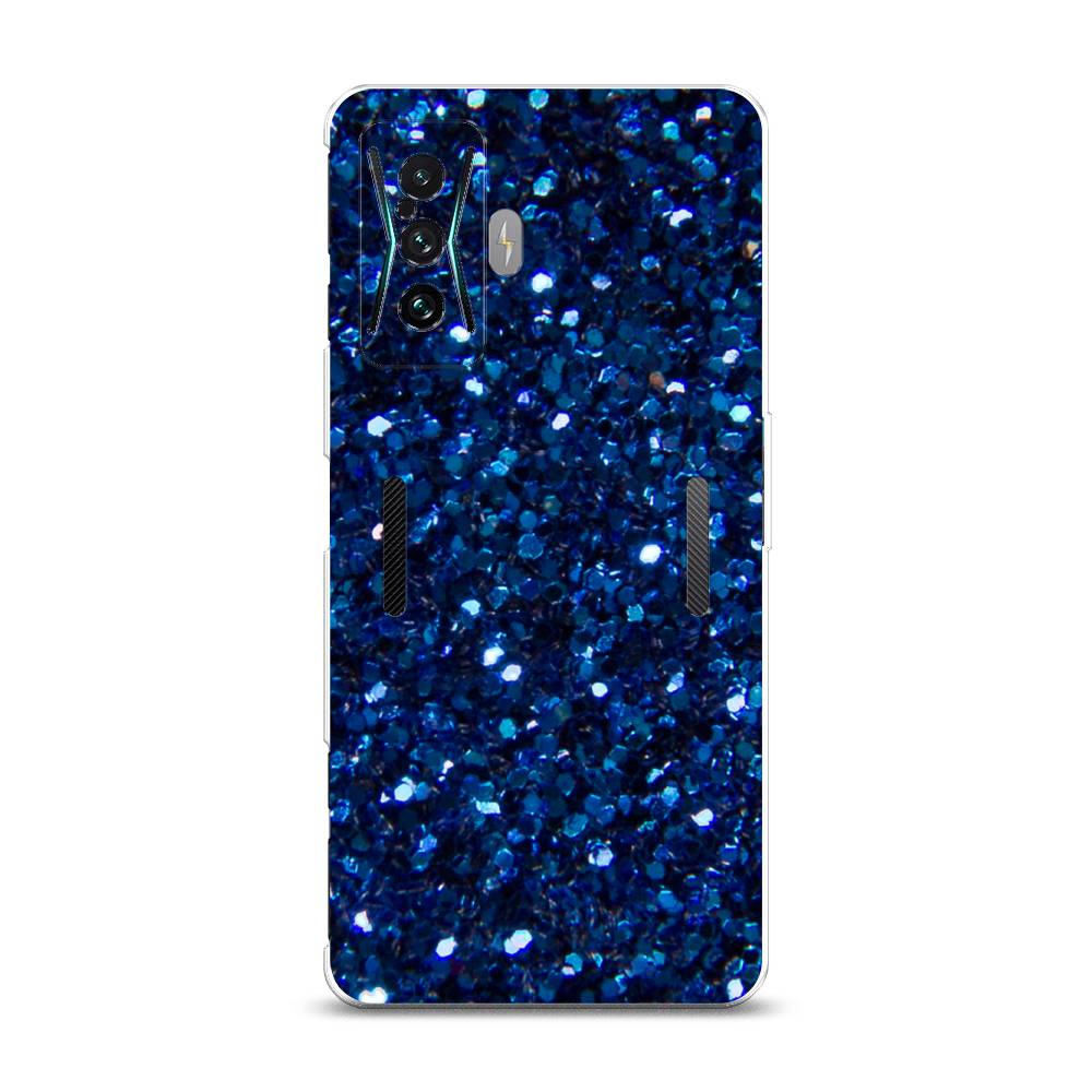 

Чехол Awog "Синие блестки рисунок" для Xiaomi Redmi K50 GE