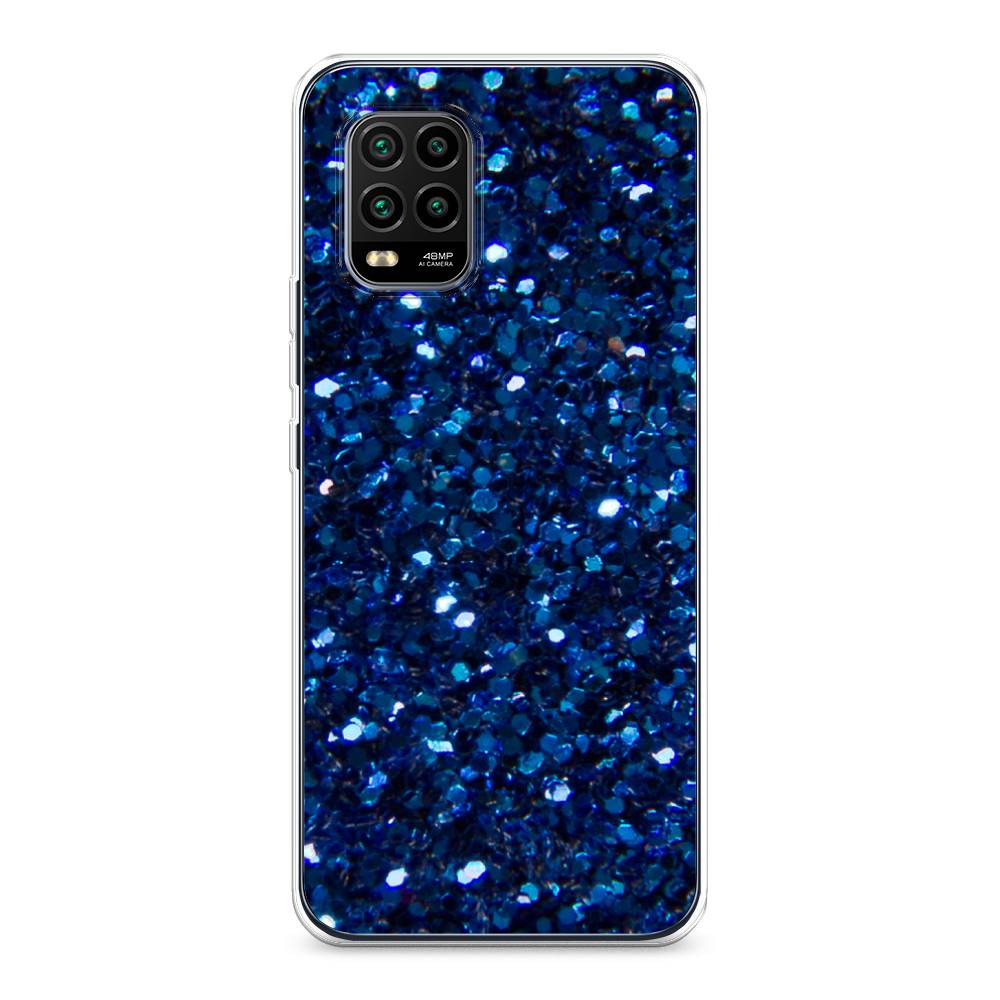

Чехол Awog "Синие блестки рисунок" для Xiaomi Mi 10 Lite