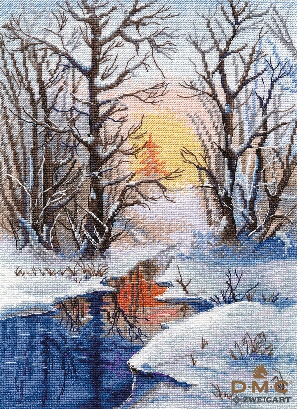 

Овен Зимний ручей, 20*28 см