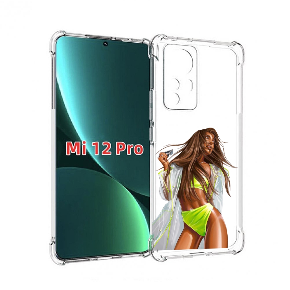 

Чехол MyPads девушка-модель-мулатка для Xiaomi 12S Pro, Прозрачный, Tocco
