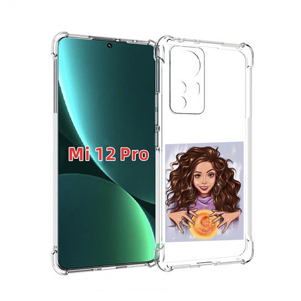 

Чехол MyPads девушка-волшебница для Xiaomi 12S Pro, Прозрачный, Tocco