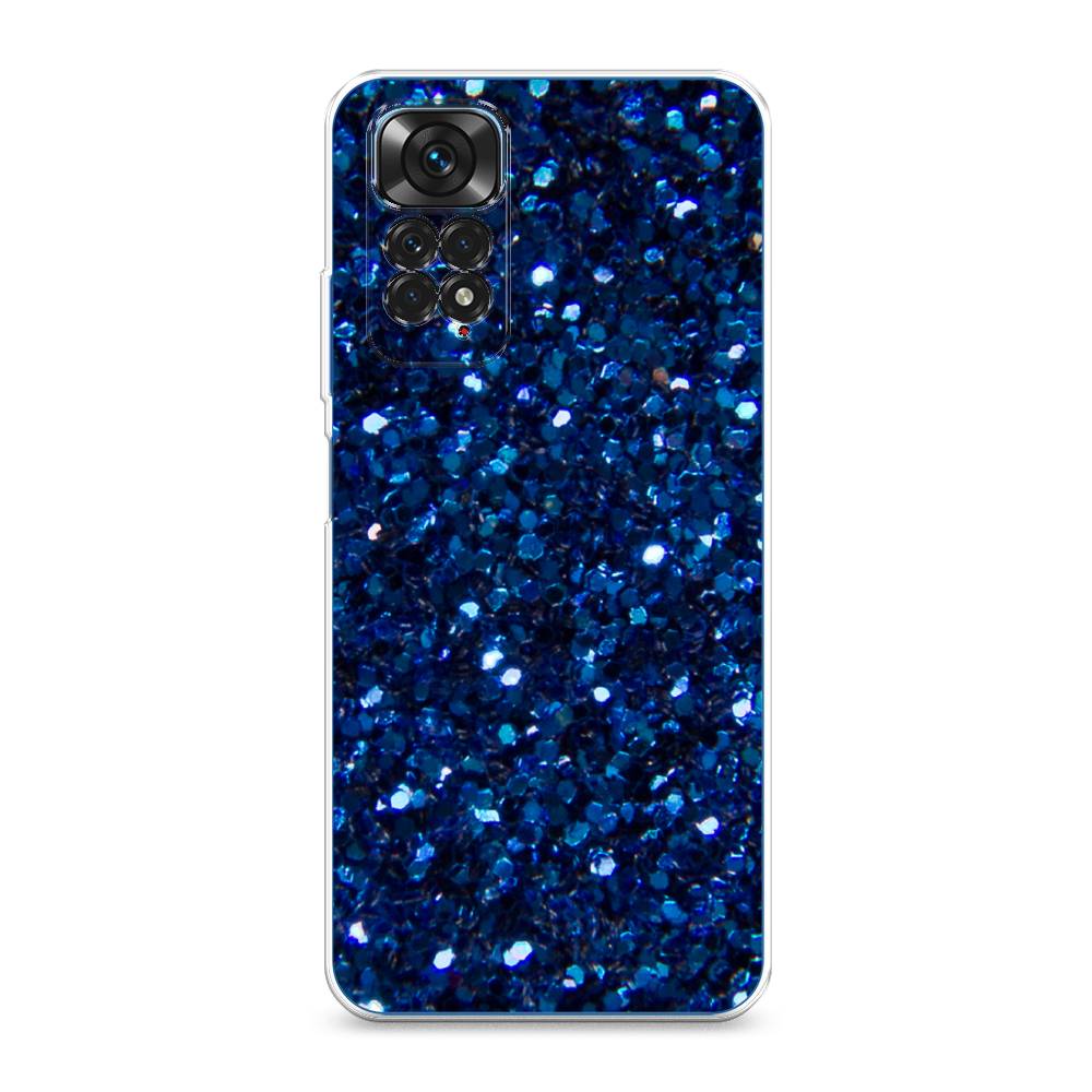 

Чехол Awog "Синие блестки рисунок" для Xiaomi Redmi Note 11 4G Global