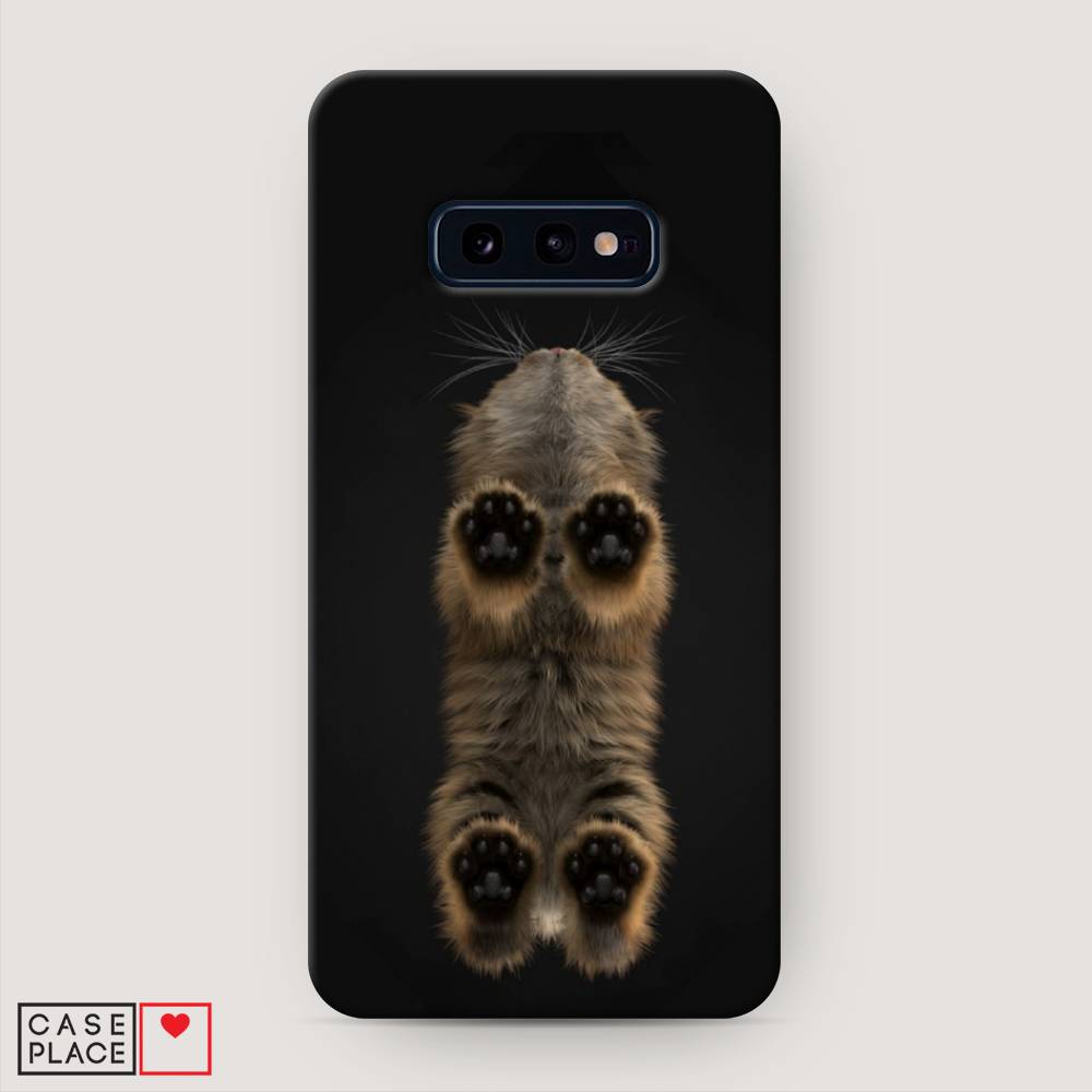 фото Пластиковый чехол "кошачьи лапки" на samsung galaxy s10e awog