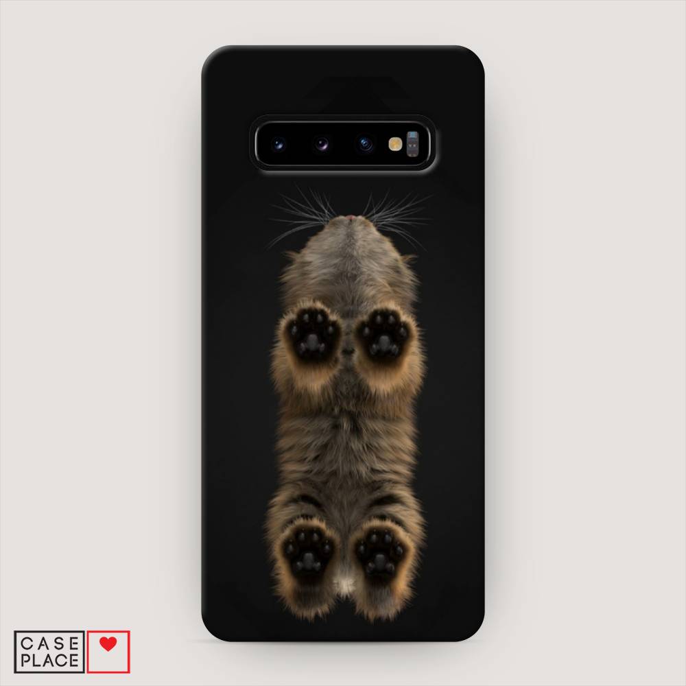 фото Пластиковый чехол "кошачьи лапки" на samsung galaxy s10 awog