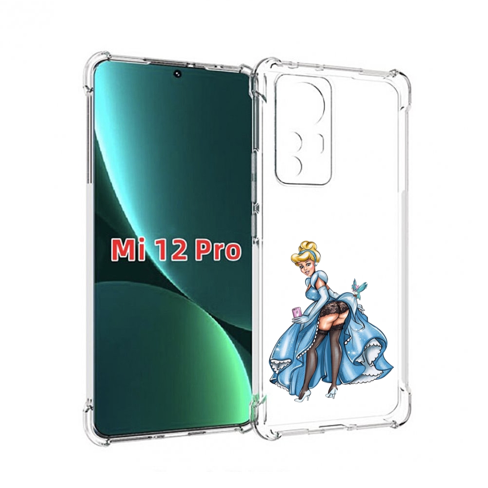 

Чехол MyPads девушка-в-платье-красивая женский для Xiaomi 12S Pro, Прозрачный, Tocco