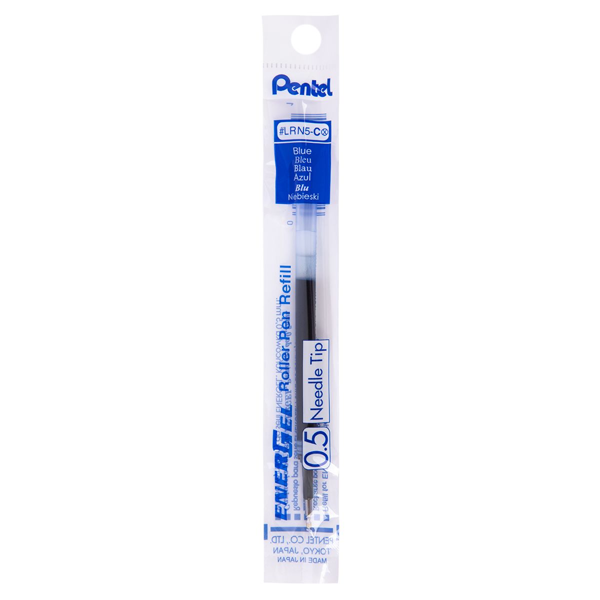 

Стержень 12 шт. d 0.5 мм для гелевых ручек Pentel LRN5-CX синий, LRN5-CX