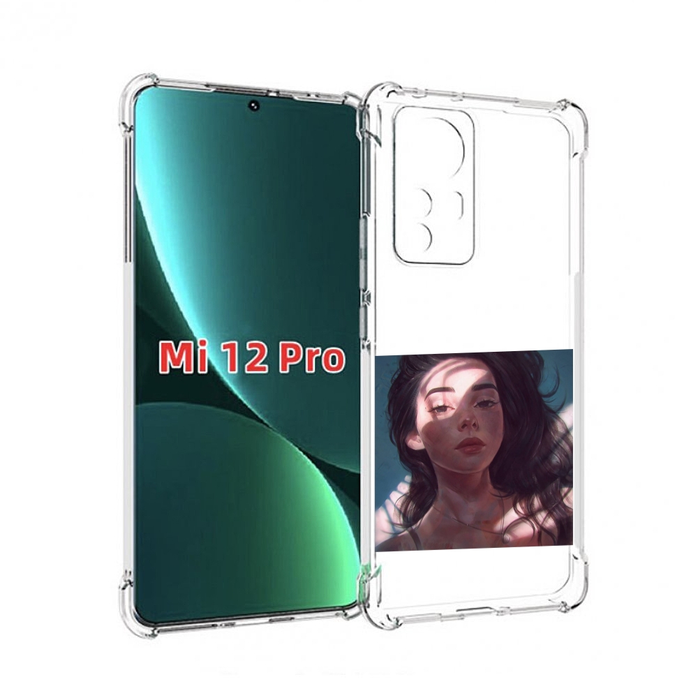 

Чехол MyPads девушка-в-лучах женский для Xiaomi 12S Pro, Прозрачный, Tocco