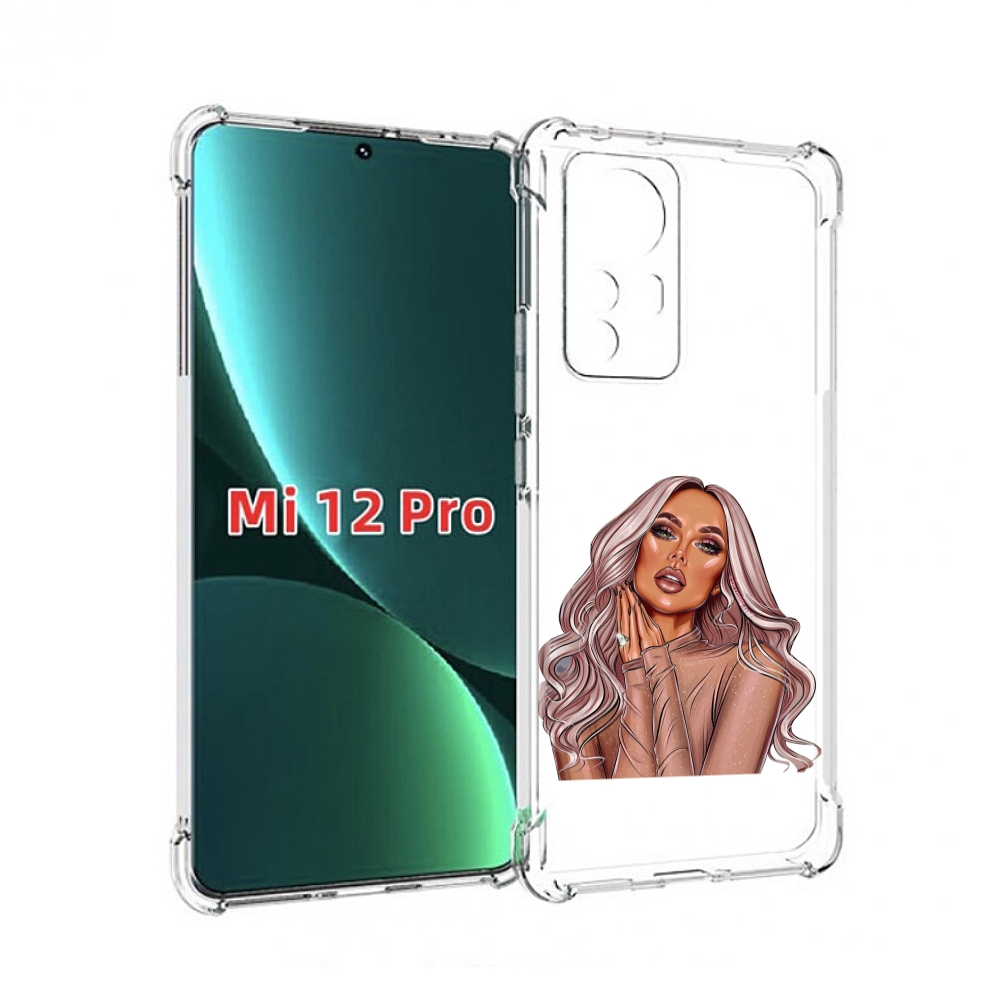 

Чехол MyPads девушка-в-коричневых-оттенках для Xiaomi 12S Pro, Прозрачный, Tocco