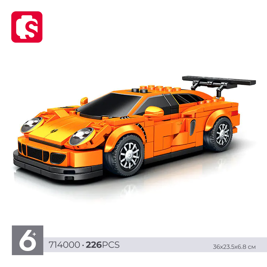 

Конструктор Sembo PORSCHE 911 226 деталей, PORSCHE 911