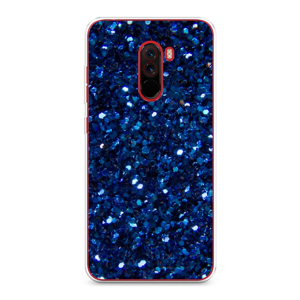 

Чехол Awog "Синие блестки рисунок" для Xiaomi Pocophone F1