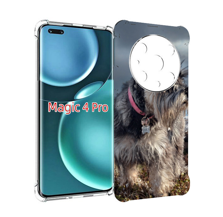 

Чехол MyPads ризеншнауцер 2 для Honor Magic4 Pro, Прозрачный, Tocco