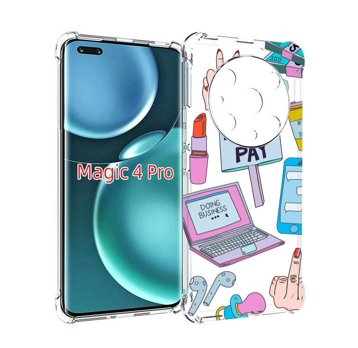 

Чехол MyPads разные-штучки для Honor Magic4 Pro, Прозрачный, Tocco