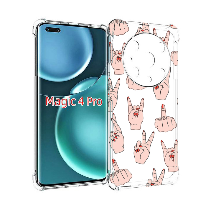

Чехол MyPads разные-ручки для Honor Magic4 Pro, Прозрачный, Tocco