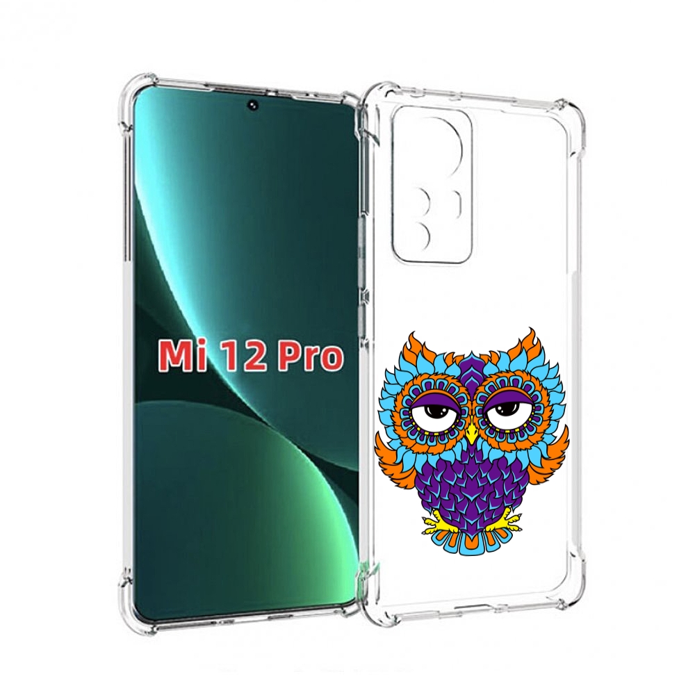 

Чехол MyPads Цветная сова для Xiaomi 12S Pro, Прозрачный, Tocco